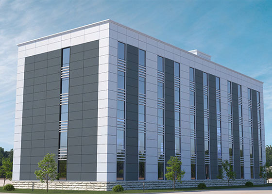 Q355B Edifícios comerciais soldados Construção de escritórios pré-fabricados