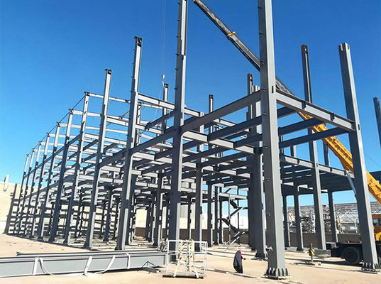 Instalação rápida Edifícios metálicos pré-fabricados Revestimento de pintura galvanizado