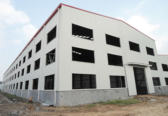 Construção curta Edifícios de aço geral Pintados Galvanizados
