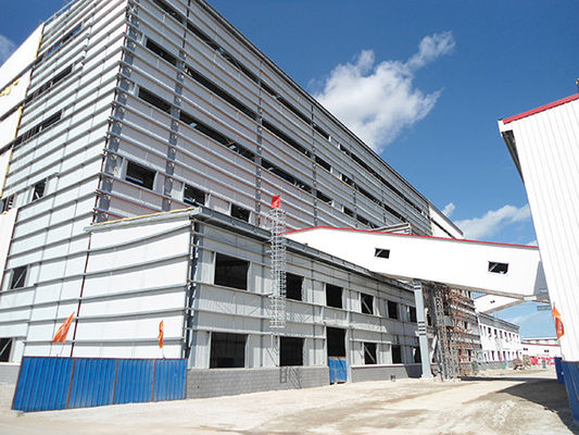 Edifícios de estruturas de aço personalizáveis Edifícios de estrutura de aço para oficina de armazém