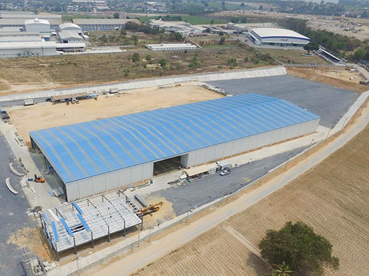 Construção de aço leve Armazém fácil transporte Construção rápida