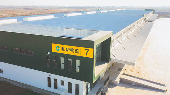 Construção de estrutura de metal durável de aço Pintura de superfície galvanizada