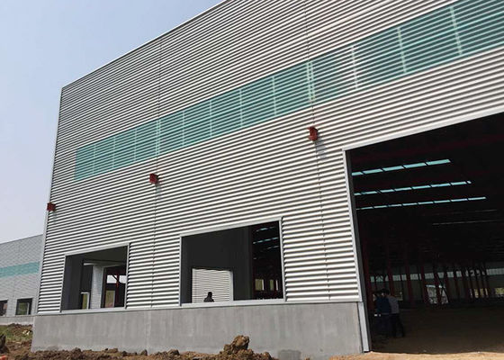 Edifícios industriais pesados Estruturas de aço Oficina de design de espaço aberto