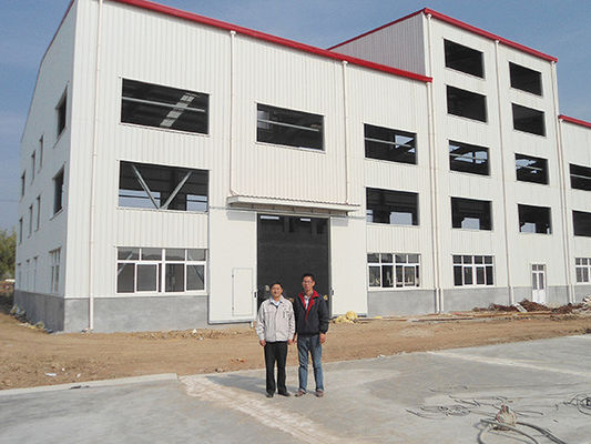 Estrutura de aço leve Construção de edifícios fabricados para oficina de armazém
