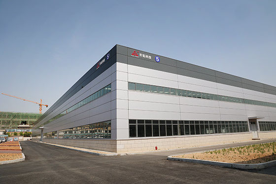 Construção de estruturas de aço instaladas rapidamente para oficina industrial com armazém