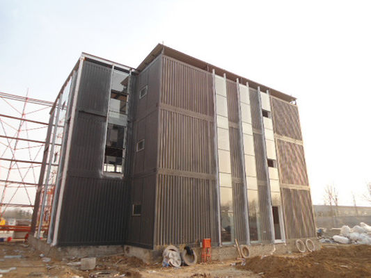 Edifícios comerciais pré-fabricados de aço pintados galvanizados