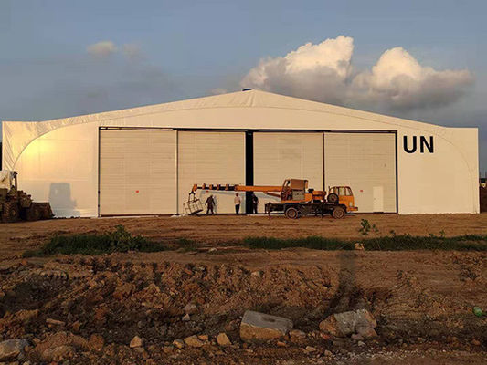 Hangar de estrutura de aço personalizado para pressão específica do vento e carga de neve