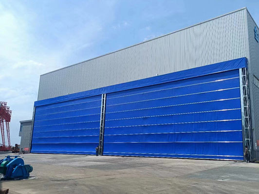 Instalação rápida Hangar de estruturas de aço para redução máxima dos custos