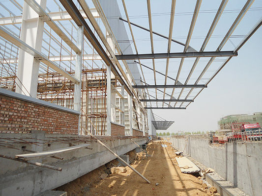 Construção de galvanizados pré-fabricados de aço
