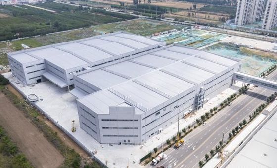 Oficina de estruturas de aço em grande escala para a produção industrial