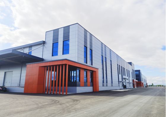 Oficina de Fábrica de Estrutura de Aço Edifício de Armazém de Estrutura de Aço Pré-Fabricada Engenharia de Edifícios de Armazenamento